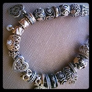 100% Authentic 2-toned Pandora charms.